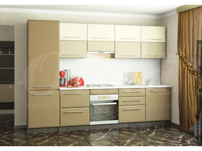 прямая кухня латте в Нижневартовске