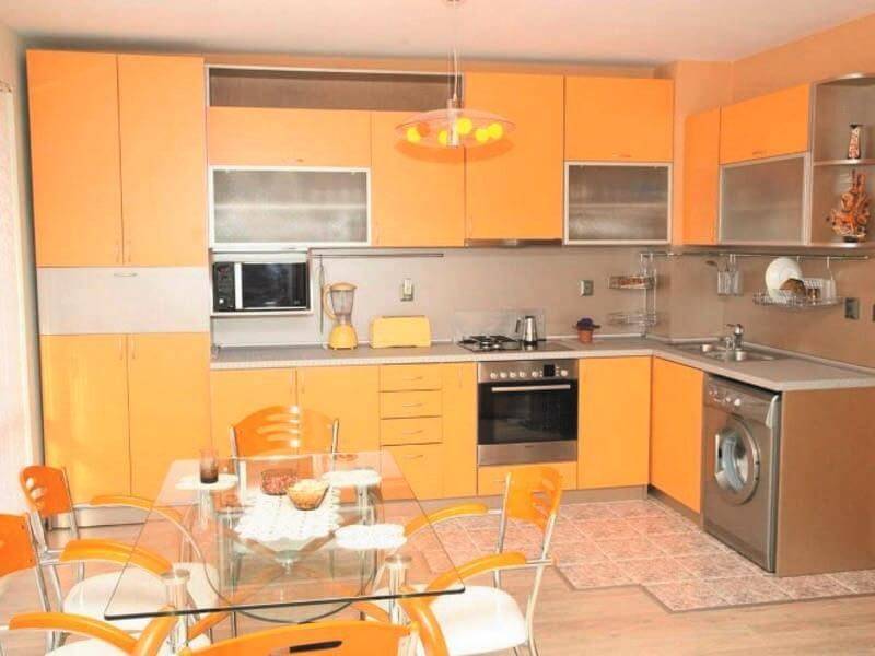 угловой кухонный гарнитур тыква матовая пвх в Нижневартовске