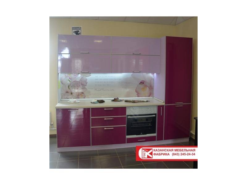 кухня из пластика прямая в Нижневартовске