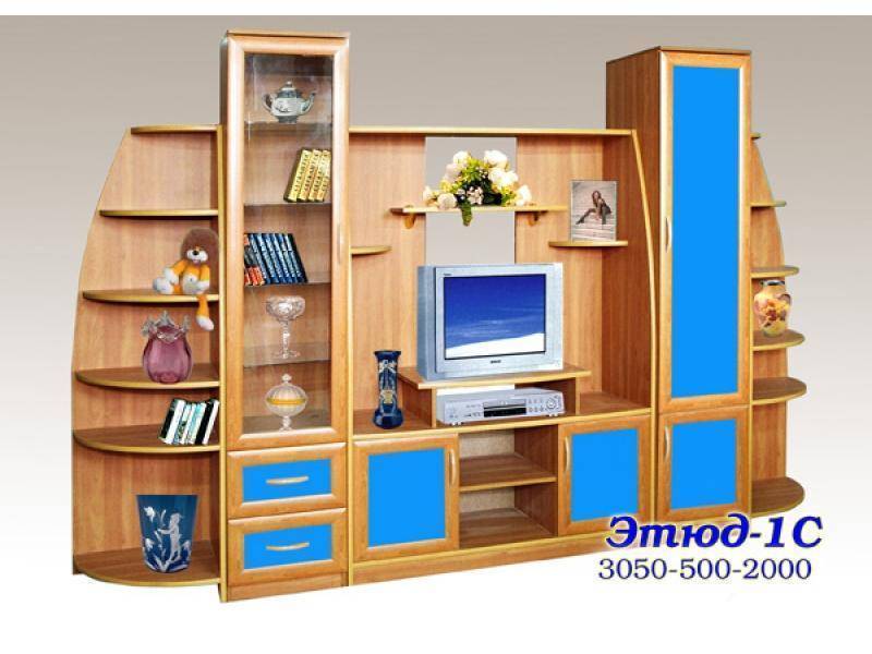 гостиная стенка этюд -1с в Нижневартовске