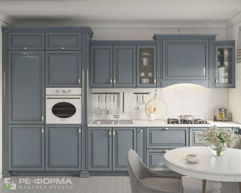 классическая прямая кухня 045 в Нижневартовске