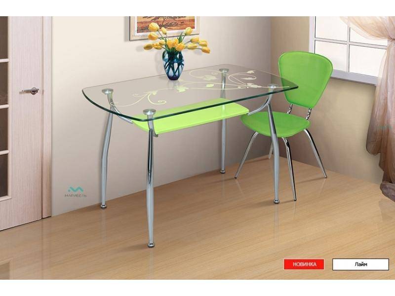 стеклянный стол на кухню 3с в Нижневартовске