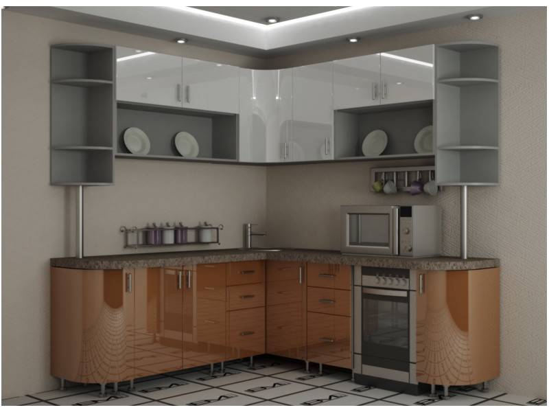 кухня угловая дива пластик в Нижневартовске