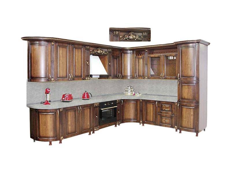 кухня угловая лаванда орех в Нижневартовске