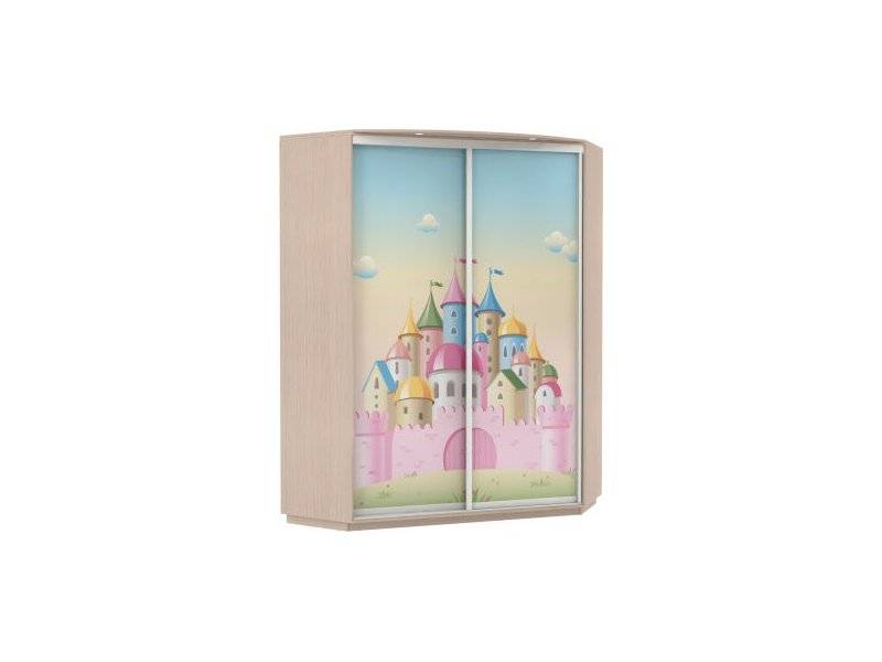 угловой шкаф-купе с фотопечатью в детскую в Нижневартовске