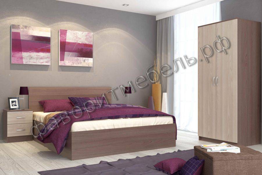 спальный гарнитур татьяна 1 в Нижневартовске