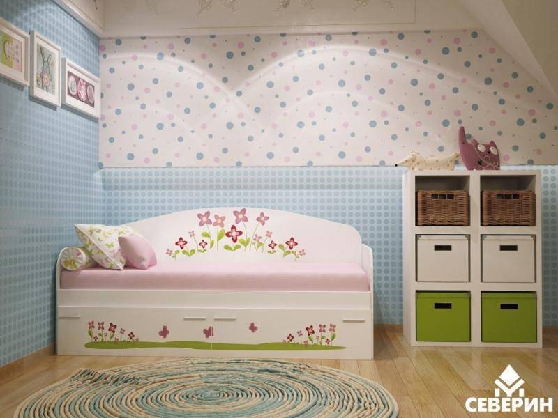 детская кровать цветочная полянка пвх в Нижневартовске