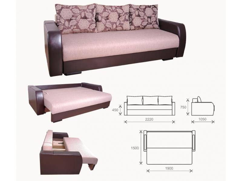 прямой диван фаворит в Нижневартовске