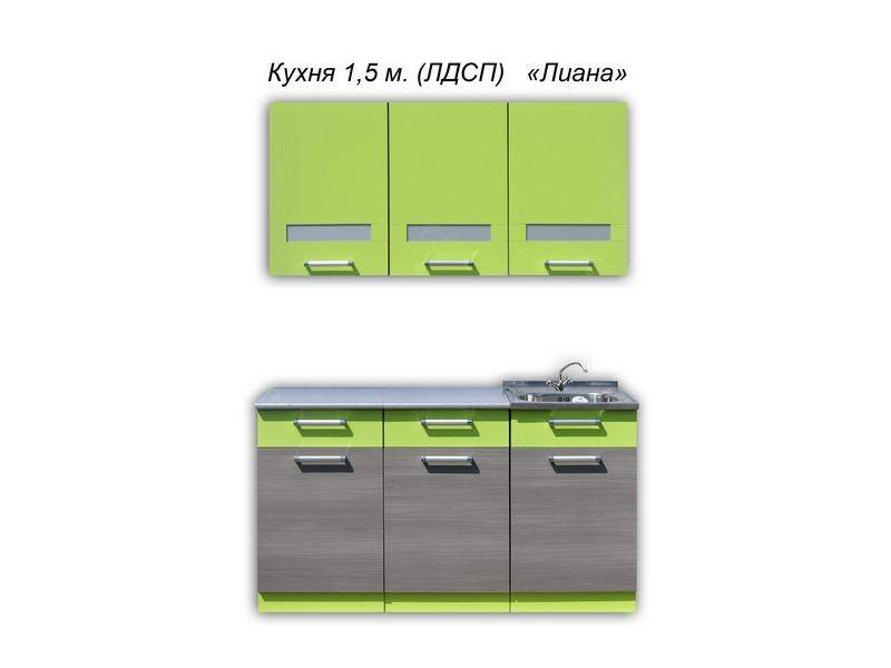 кухня прямая лиана (лдсп) в Нижневартовске