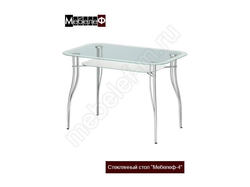 стеклянный стол мебелеф-4 в Нижневартовске