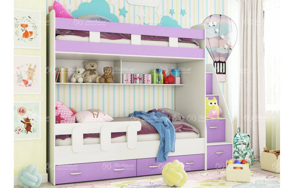 детская двухъярусная кровать астерикс в Нижневартовске