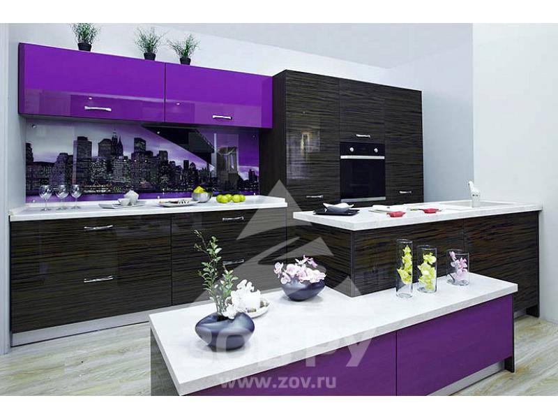 кухонный гарнитур шпон, крашенный мдф в Нижневартовске