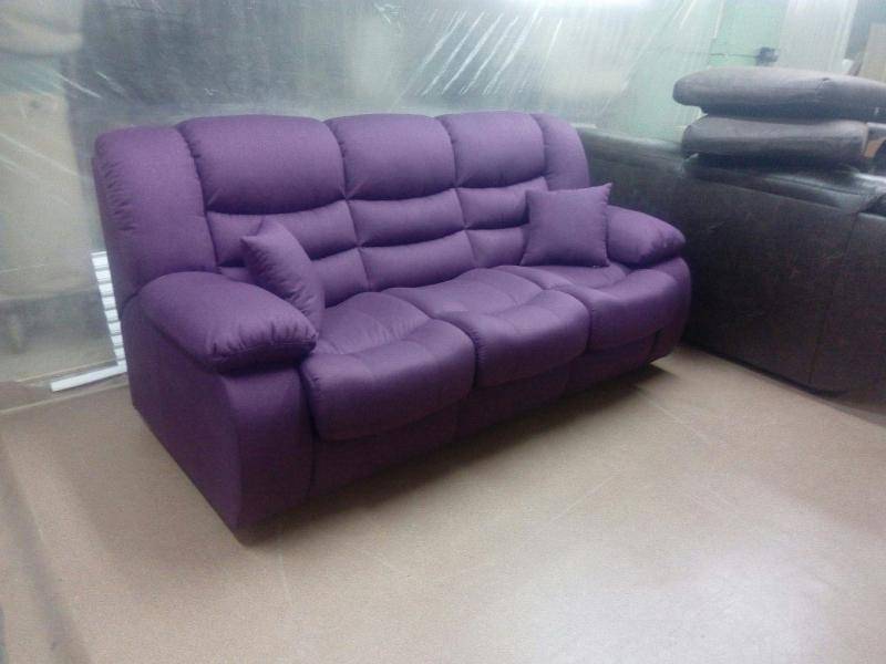 прямой фиолетовый диван бали в Нижневартовске