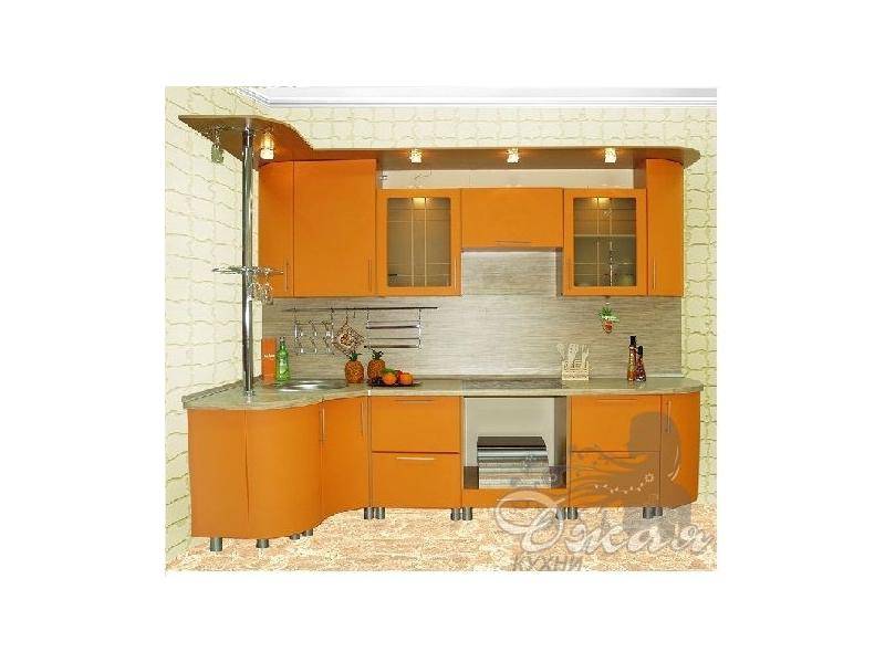 кухня с барной стойкой в Нижневартовске