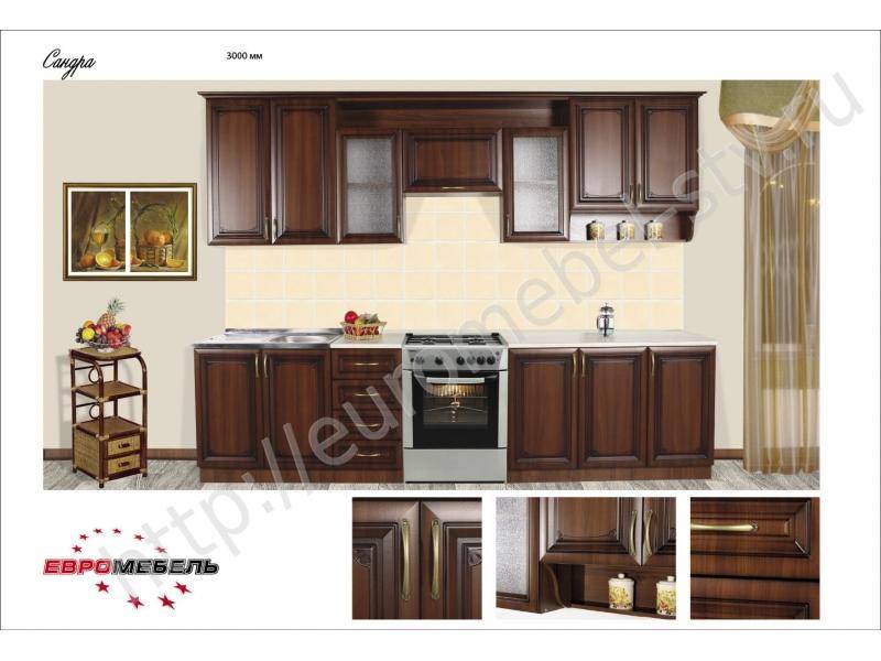 кухонный гарнитур прямой сандра в Нижневартовске