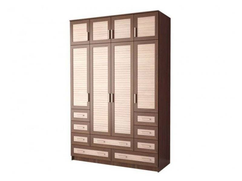 шкаф распашной жалюзи чр-17 4-х дверный в Нижневартовске