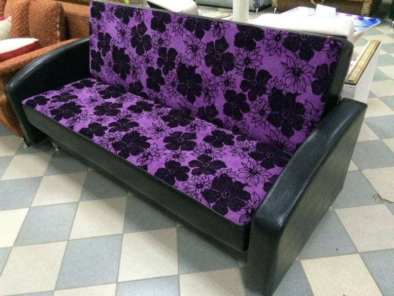 черно-фиолетовый диван в Нижневартовске