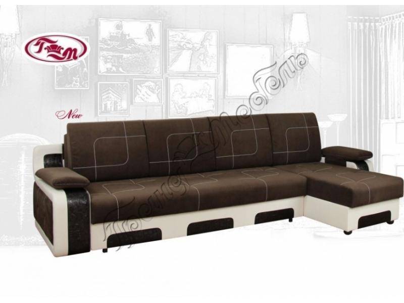 диван с оттоманкой пальмира 4б в Нижневартовске