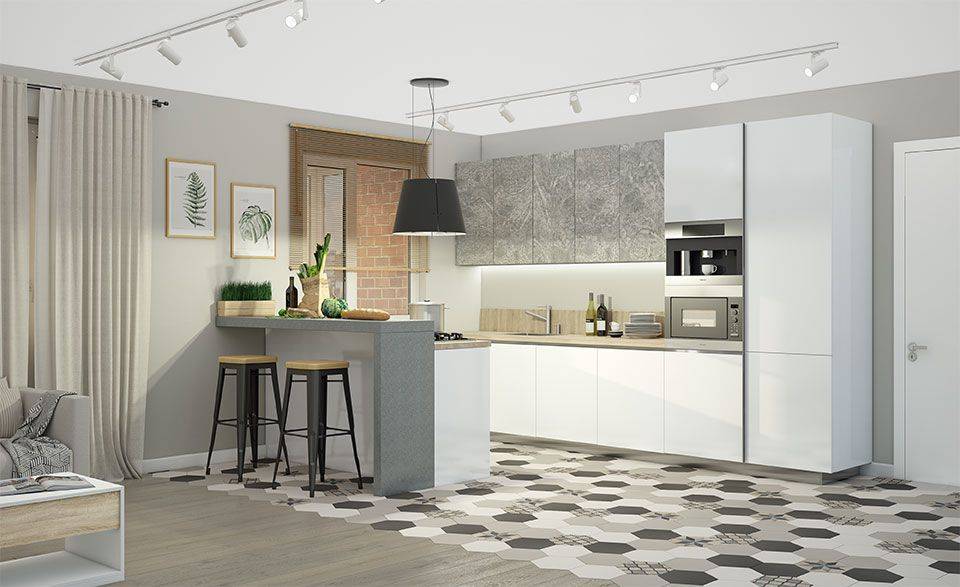 белая кухня в Нижневартовске