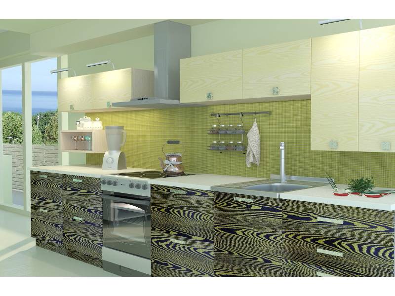 кухня прямая бельканто фасады мдф в Нижневартовске