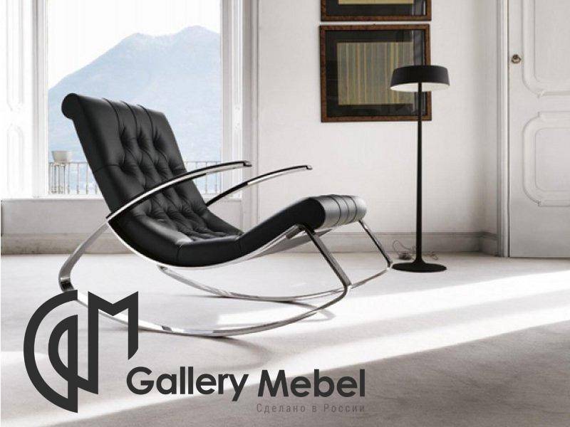 черное кресло-качалка в Нижневартовске