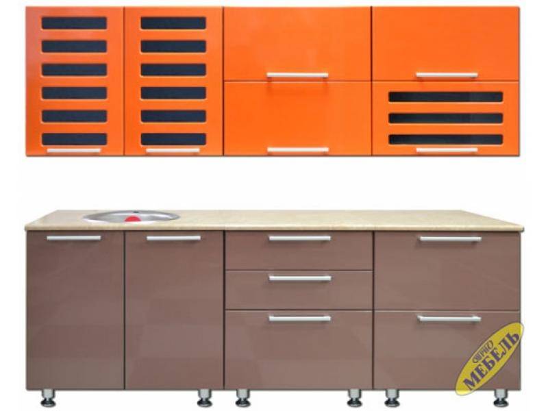 кухня прямая 80 мдф в Нижневартовске