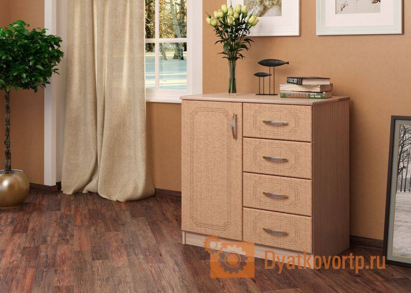 комод 4 ящика и дверка к 1.05 в Нижневартовске