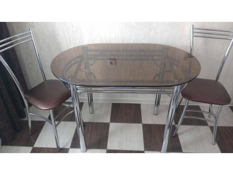 стол овальный стекло мила в Нижневартовске