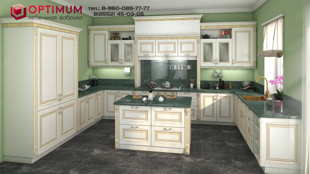 просторная угловая кухня сицилия в Нижневартовске