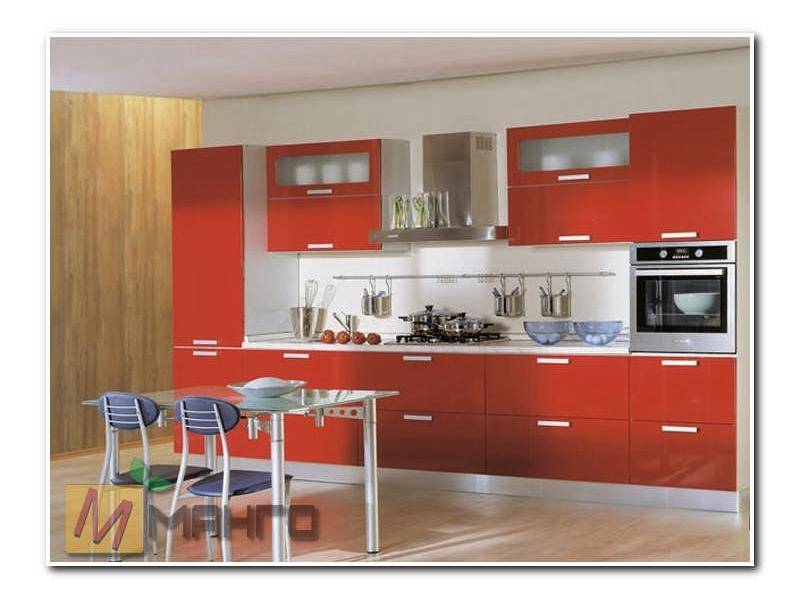 красная прямая кухня кристина в Нижневартовске