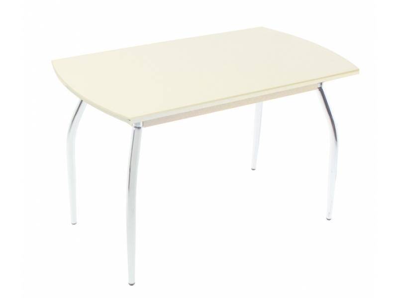 стол стеклянный кремовый в Нижневартовске