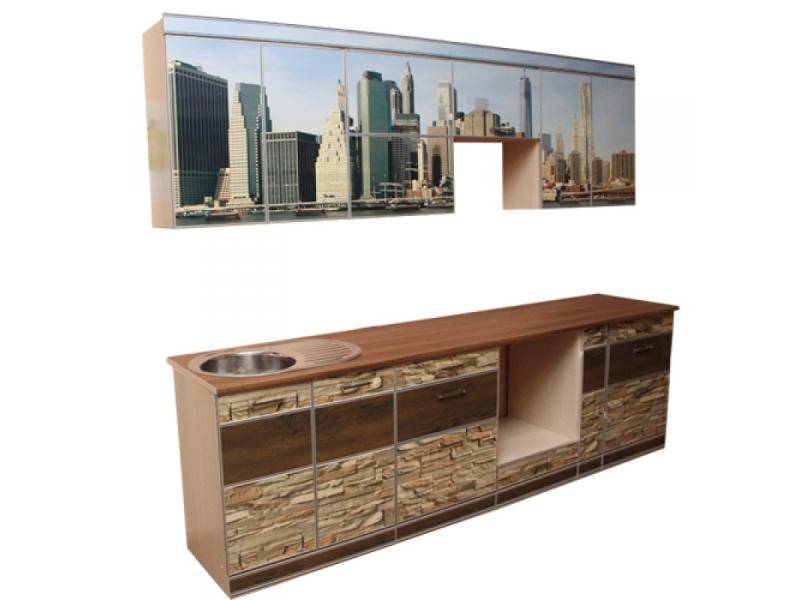 кухня прямая фотомодерн в Нижневартовске