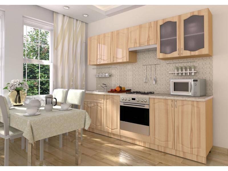 кухонный гарнитур прямой капучино в Нижневартовске