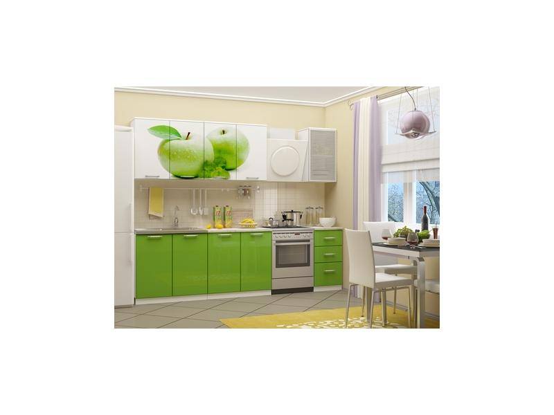 кухня лдсп с фотопечатью яблоко в Нижневартовске