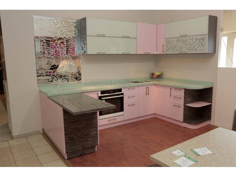 кухня «плаза» мдф эмаль в Нижневартовске