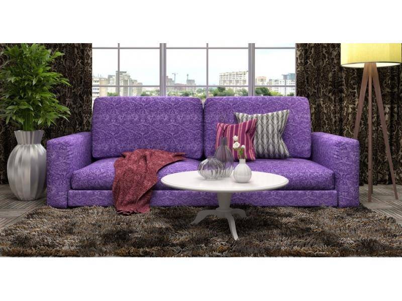 фиолетовый прямой диван чаки в Нижневартовске