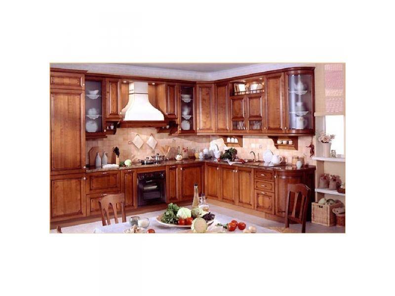 кухонный гарнитур угловой массив в Нижневартовске