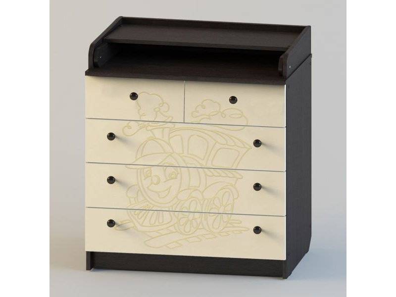 детский комод с фрезеровкой паровозик в Нижневартовске