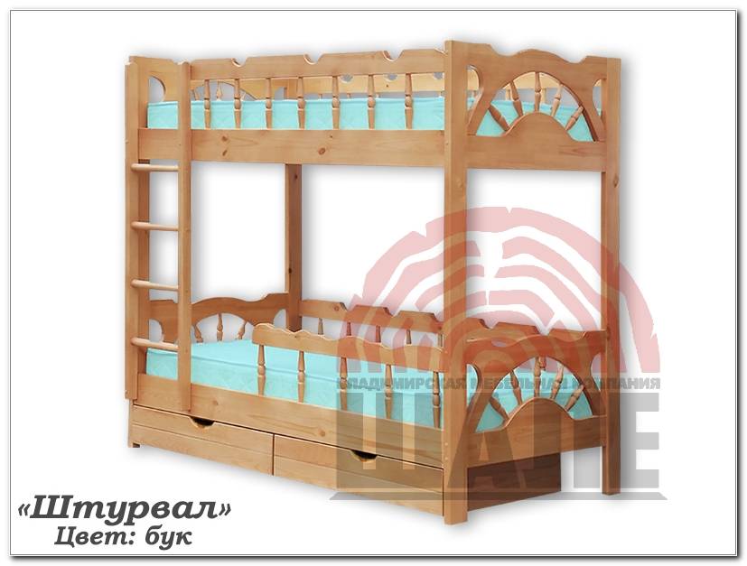 2х-ярусная детская кровать штурвал в Нижневартовске