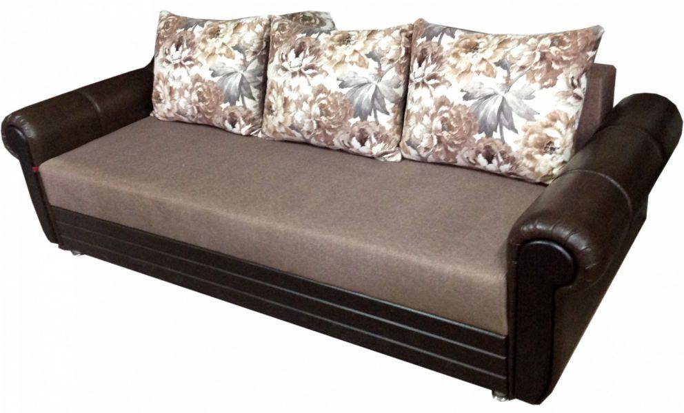 диван коричневый раскладной фараон в Нижневартовске