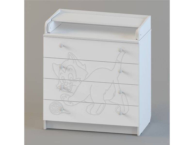 детский комод с фрезеровкой котенок в Нижневартовске