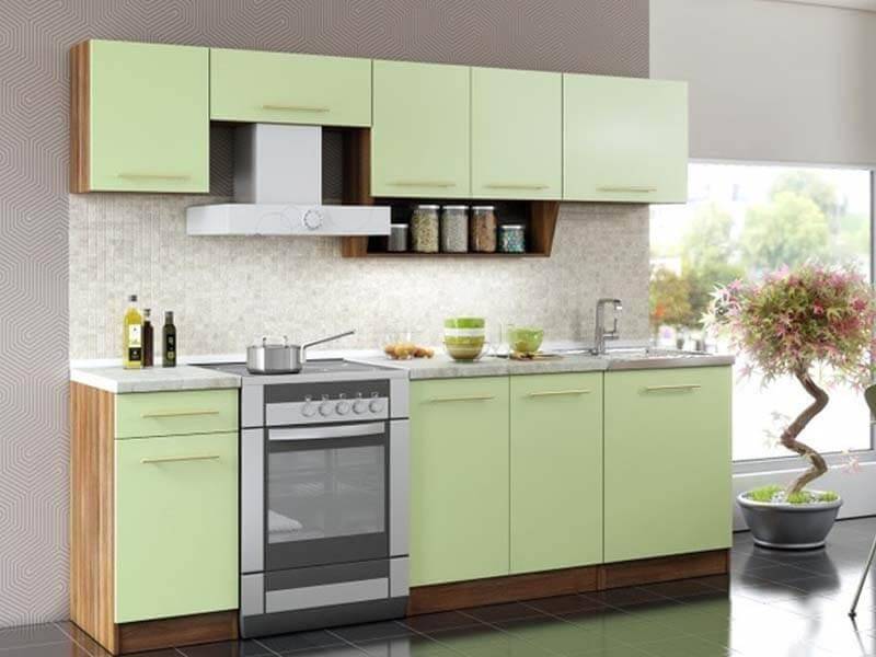 кухонный гарнитур лдсп фисташковый в Нижневартовске