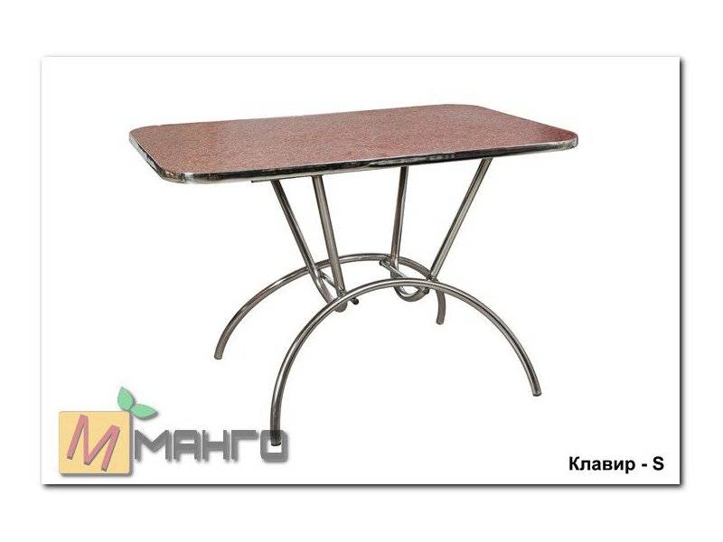хромированный стол клавир s в Нижневартовске