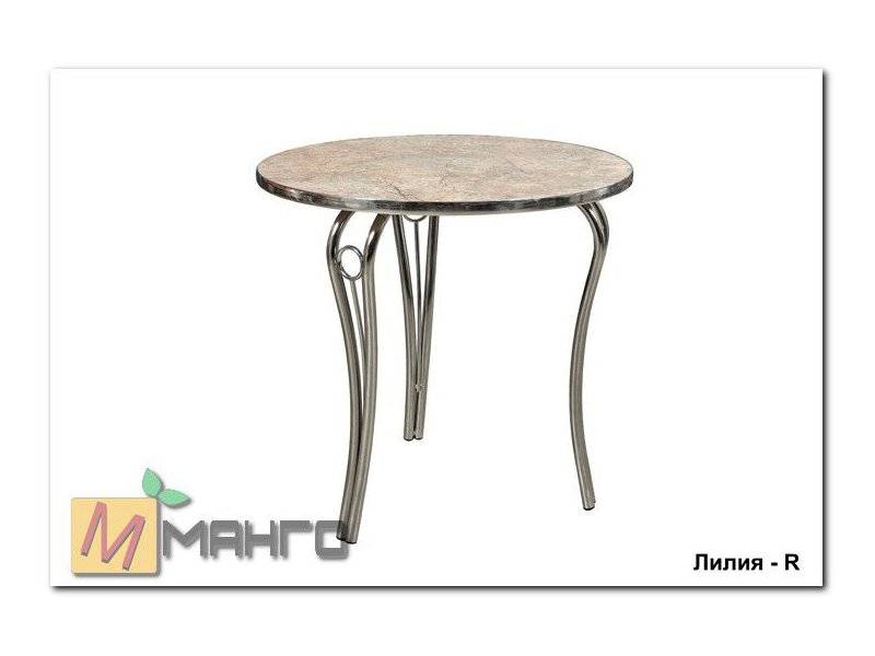хромированный стол лилия r в Нижневартовске