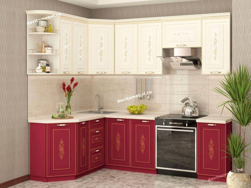 кухонный гарнитур угловой виктория в Нижневартовске