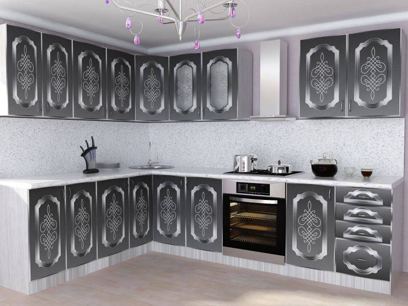 угловая кухня большая в Нижневартовске