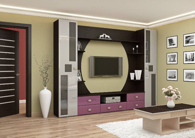 гостиная-7 мдф стекло в Нижневартовске