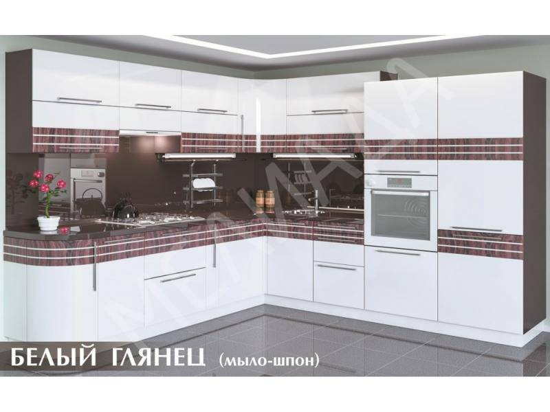 кухня белый глянец в Нижневартовске