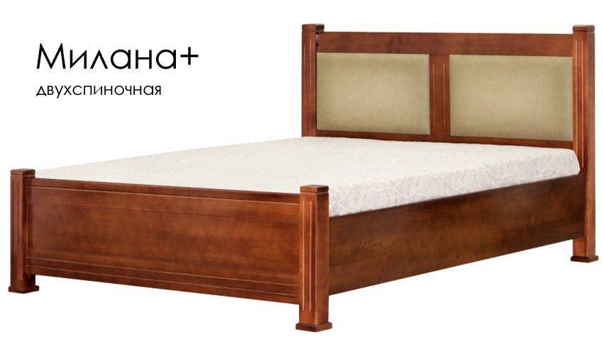 кровать милана + из массива сосны в Нижневартовске