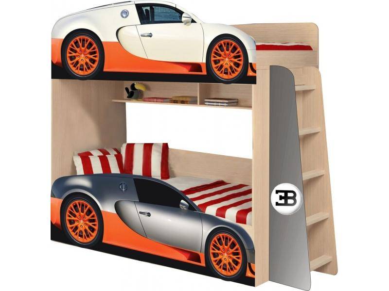 двухъярусная детская кровать бугатти модель 4 в Нижневартовске